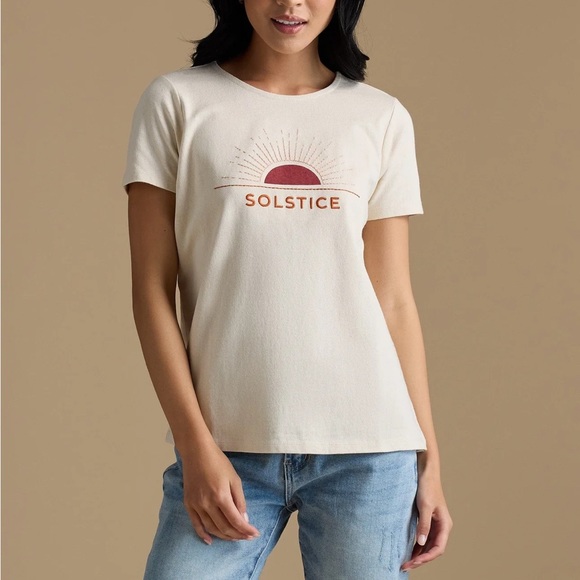 DownEast size XS Cia Embroidered Tee & Solstice Tee - Picture 3 of 4